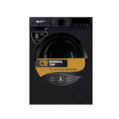 General Top Washing Machine 8kg Black